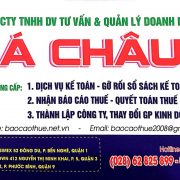 bảng giá dịch vụ kế toán