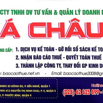 bảng giá dịch vụ kế toán